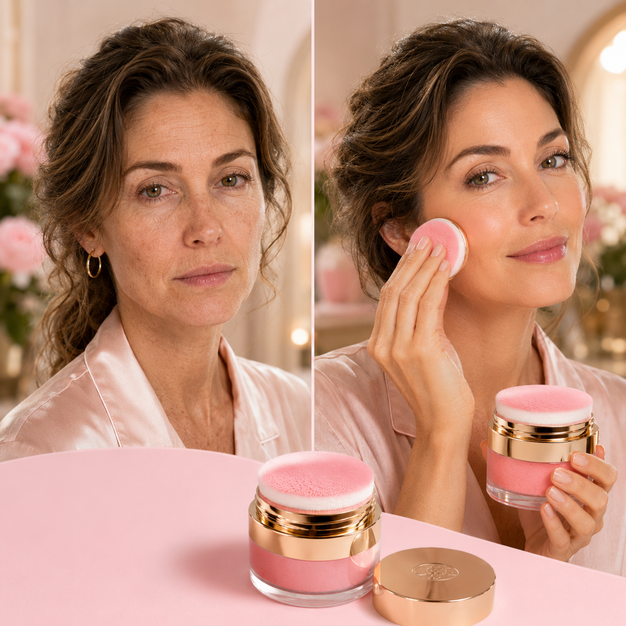 ROSALUNE™ Blush 3 Colori – Specchio Integrato